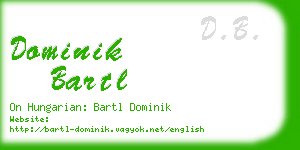 dominik bartl business card